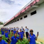 Sarana Asimilasi Edukasi (SAE) Narapidana Lapas Kelas IIB Way Kanan Laksanakan Panen Terong Ungu