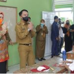 PTM Terbatas Resmi Dibuka, Bupati Adipati dan Jajaran Tinjau Beberapa Sekolah