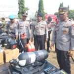 Kesiapan Pemilu Tahun 2024, Kapolres Way Kanan Cek Kendaraan Dinas dan Alsus Dinas