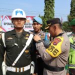 Polres Way Kanan Apel Gelar Pasukan Ops Zebra Krakatau 2023