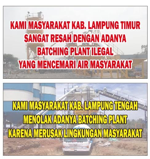 Rusak Lingkungan, Masyarakat Tolak Pembangunan Batching Plant Ilegal