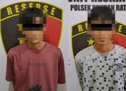 Polsek Pakuan Ratu Ringkus Diduga Pelaku Pencurian Tandan Sawit Sekitar 2,080 Kilogram