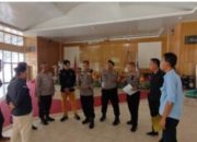 Ratusan aparat gabungan termasuk Polres Way Kanan, Polda Lampung disiagakan amankan debat publik calon Bupati dan Wakil Bupati Kabupaten Way Kanan