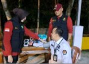 Amankan Debat Publik Paslon Pilkada, Sidokkes Polres Way Kanan Berikan Pelayanan Kesehatan Gratis