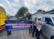 Operasi Keselamatan Krakatau 2025, Satlantas Polres Way Kanan Berikan Himbauan ke Pengguna Jalan