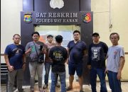 Polres Way Kanan, Ringkus Diduga Pelaku Curat HP di Gunung Katun