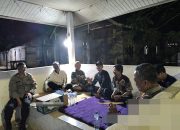 Kapolres Way Kanan Sambangi Warga Kampung Sriwijaya di Pos Ronda