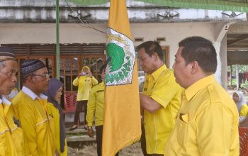 Dr Darlian Pone Buka Muscam Partai Golkar Kecamatan Bahuga, Haris Hermanto Terpilih Aklamasi