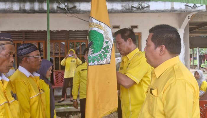 Dr Darlian Pone Buka Muscam Partai Golkar Kecamatan Bahuga, Haris Hermanto Terpilih Aklamasi