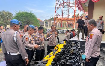 Tim Bidpropam Polda Lampung Gelar Pengecekan Senpi dan Amunisi di Polres Way Kanan*